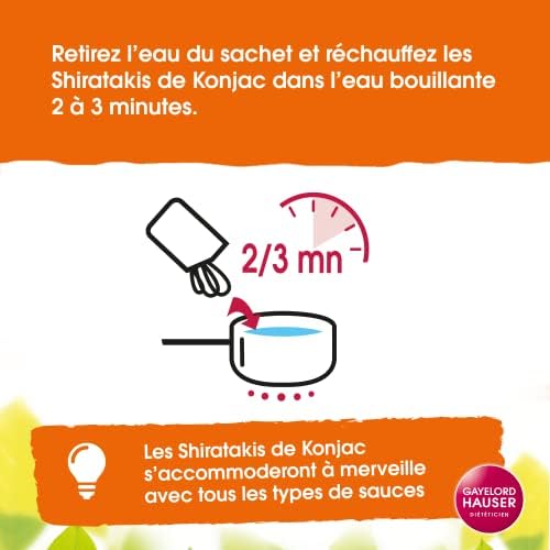Vue 6 de Gayelord Hauser Konjac Shirataki
