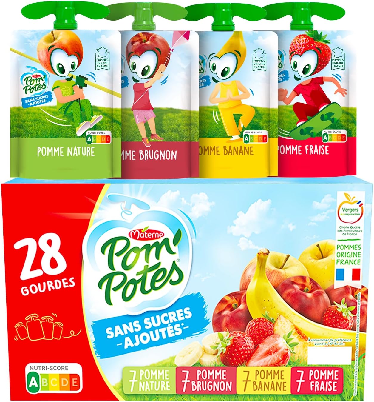 Pompotes Compote Gourde Sans