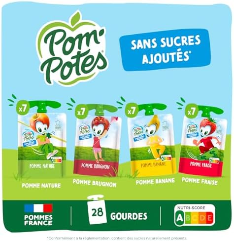 Vue 2 de Pompotes Compote Gourde Sans