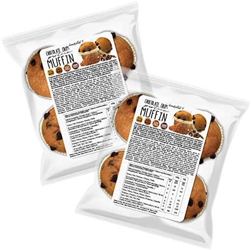 Vue 2 de Muffins Proteines Avec Pepites