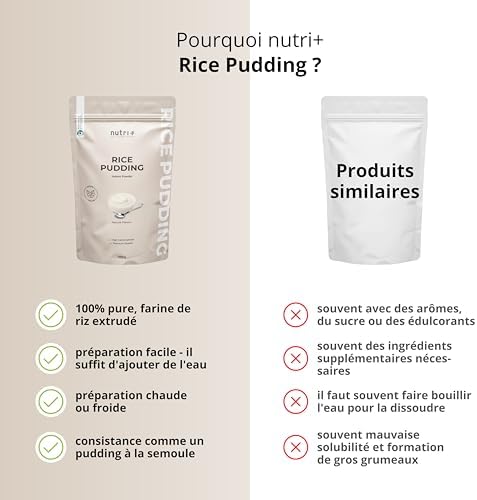 Vue 4 de Nutri Rice Pudding Powder