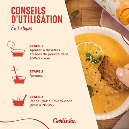 Vue 3 de Gerlinea Soupe Lentilles Corail