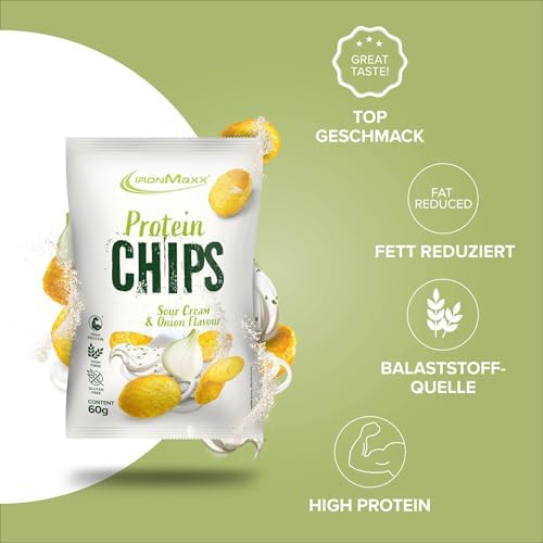 Vue 2 de Ironmaxx Protein Chips Sour
