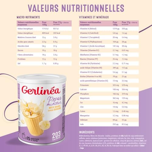 Vue 5 de Gerlinea Boisson Milkshake Gout