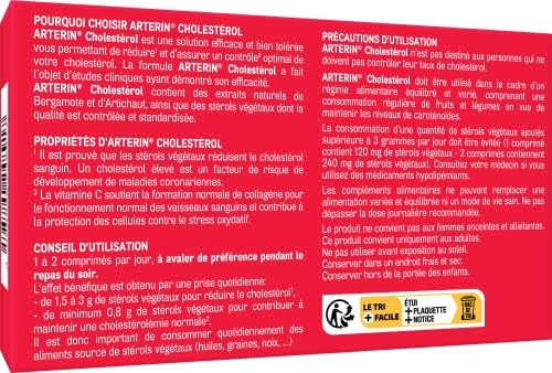 Vue 2 de Arterin Cholesterol Complement Alimentaire