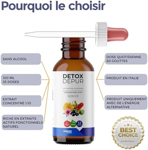 Vue 5 de Detox Depur Gouttes Ml