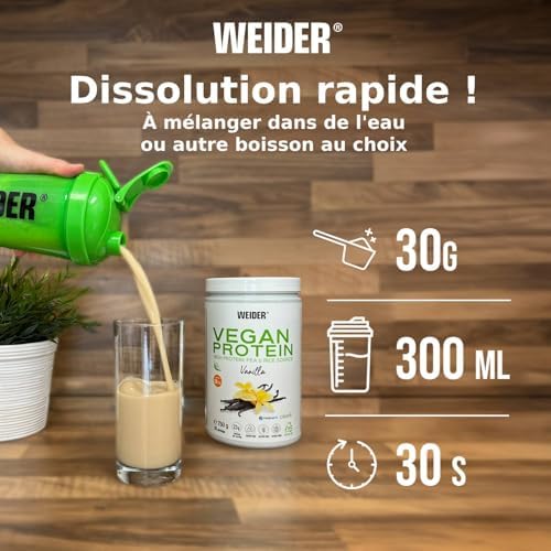 Vue 4 de Weider Vegan Protein Vanilla