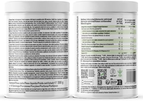 Vue 7 de Weider Vegan Protein Vanilla