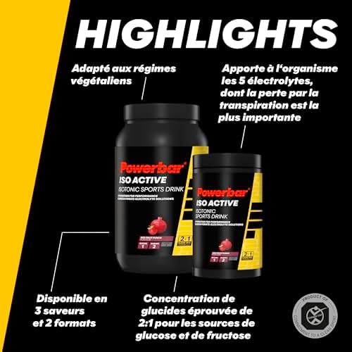 Vue 3 de Powerbar Isoactive Red Fruit