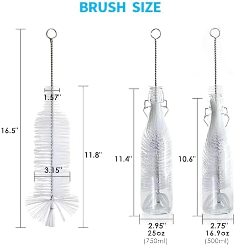 Vue 2 de Brosse Bouteille Ideale