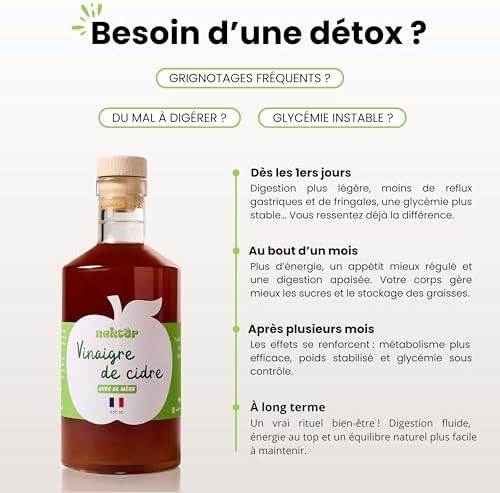 Vue 4 de Nektar Vinaigre De Cidre