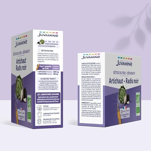 Vue 2 de Juvamine Artichaut Radis Noir