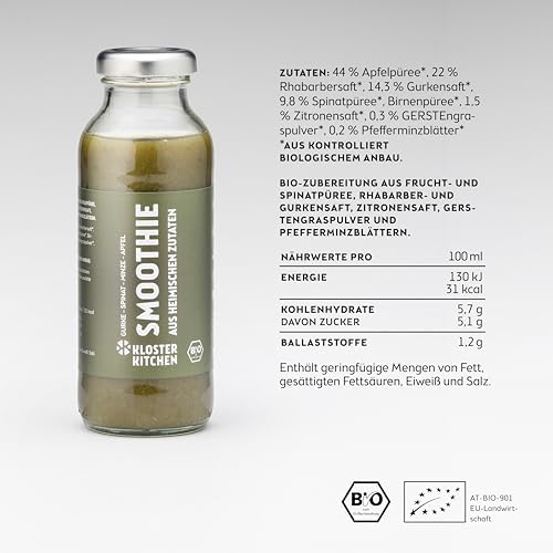 Vue 2 de Smoothie Bio Vert De