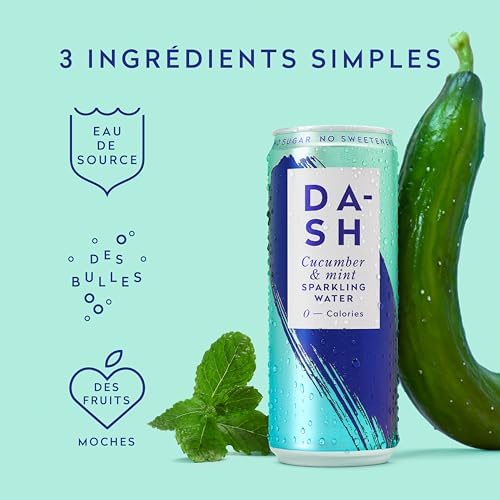Vue 2 de Dash Water Concombre Menthe