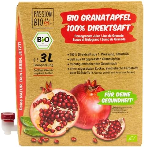 Vue 2 de Jus De Grenade Bio