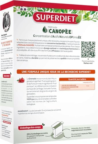 Vue 3 de Superdiet Grenade Bio Pur