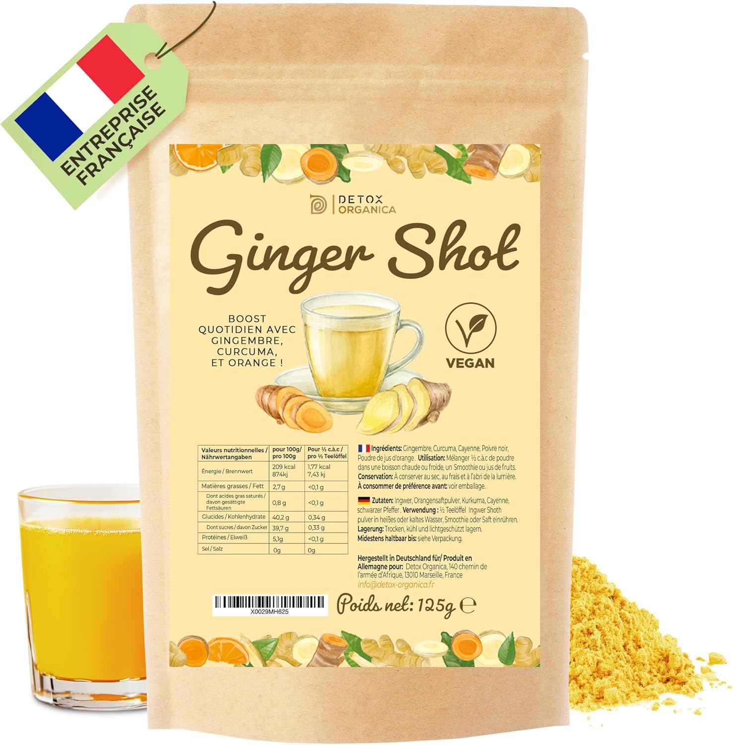 Detox Organica Ginger Shot