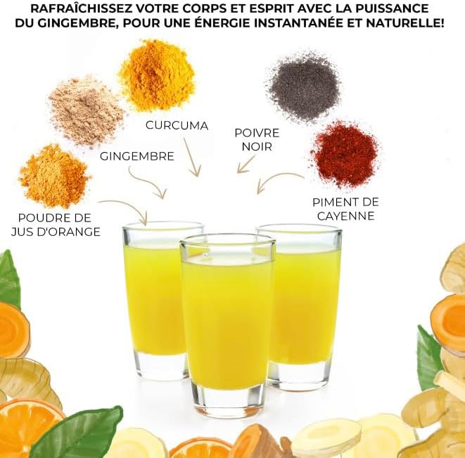 Vue 3 de Detox Organica Ginger Shot