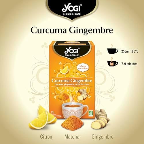 Vue 2 de Yogi Biologique Curcuma Gingembre