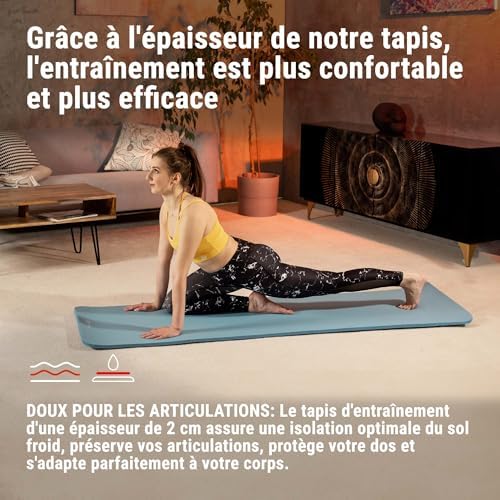 Vue 3 de Hopsport Tapis De Fitness