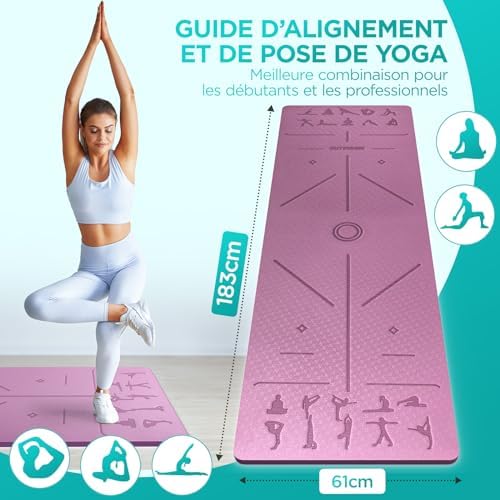 Vue 2 de Outdouse Tapis De Yogatapis