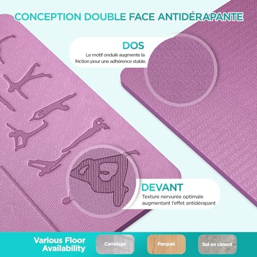 Vue 3 de Outdouse Tapis De Yogatapis
