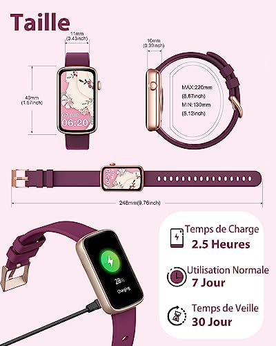 Vue 3 de Shang Wing Montre Connectee