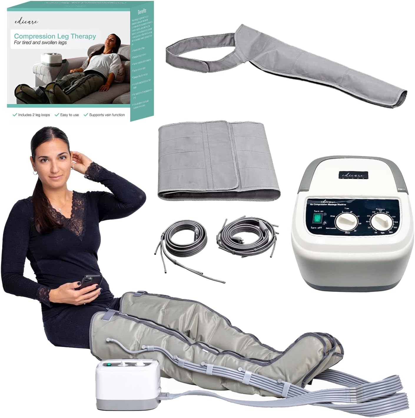Edicare Bottes Pressotherapie Drainage