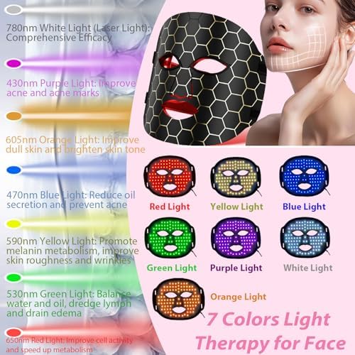 Vue 3 de Masque Facial Led De