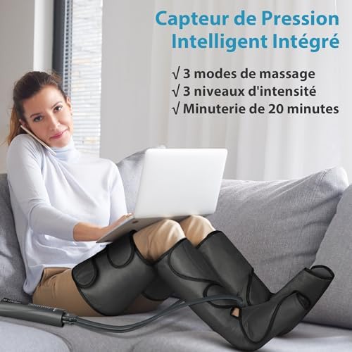 Vue 2 de Fit King Bottes Pressotherapie