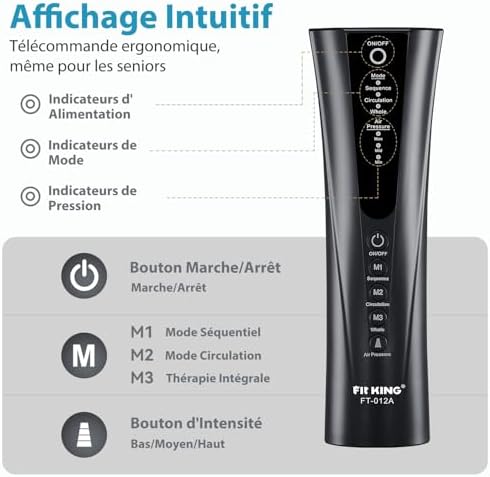 Vue 6 de Fit King Bottes Pressotherapie