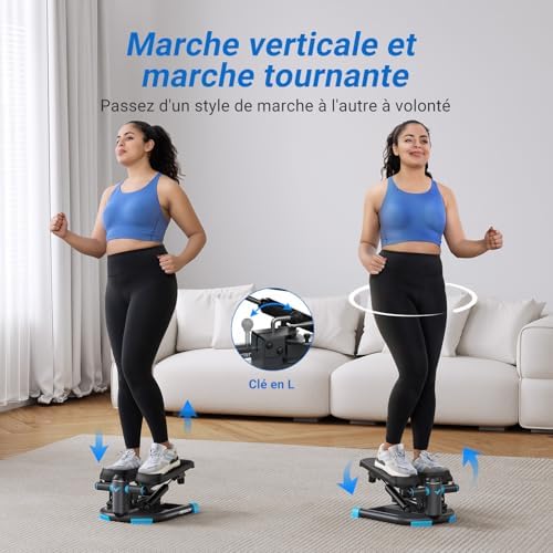 Vue 2 de Merach Mini Stepper Fitness
