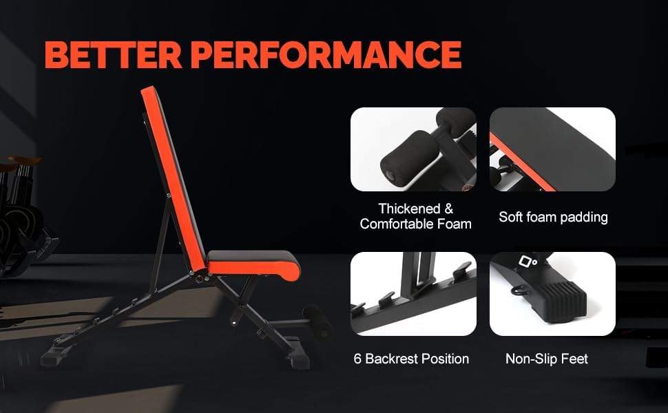 Vue 6 de Banc De Musculation Pliable