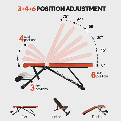 Vue 7 de Banc De Musculation Pliable