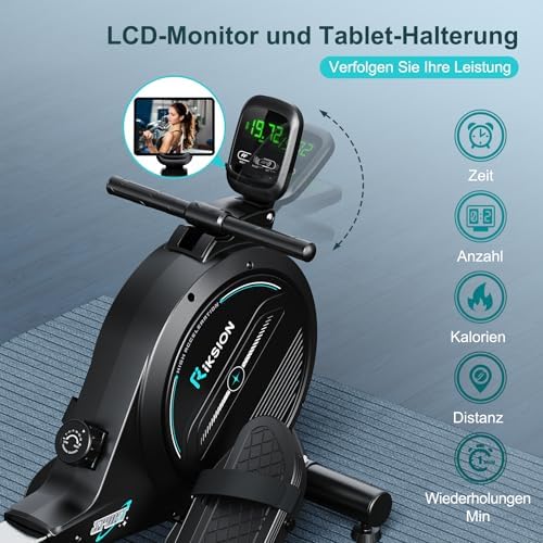 Vue 4 de Riksion Rameur Magnetique Avec