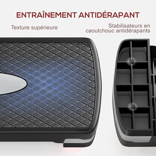 Vue 3 de Homcom Stepper Aerobic Fitness