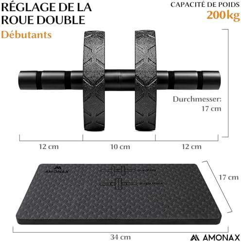 Vue 4 de Amonax Roue Abdominale Convertible