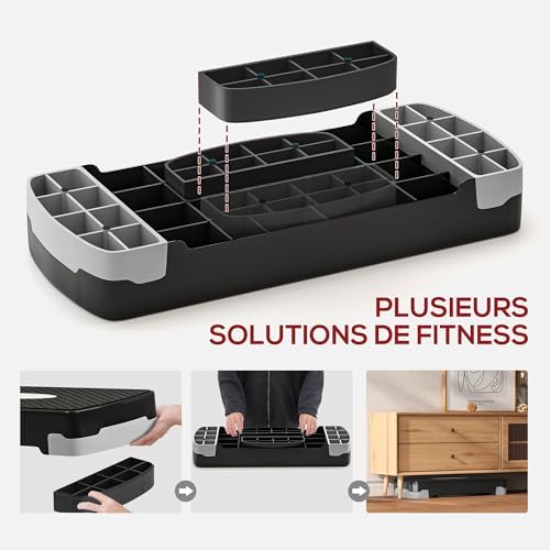 Vue 5 de Homcom Stepper Aerobic Fitness