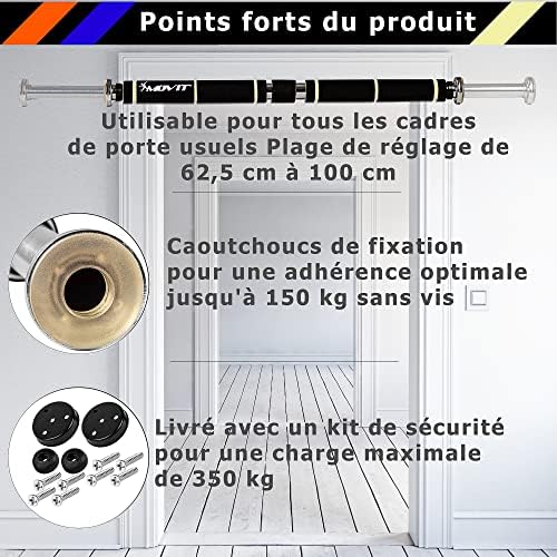 Vue 4 de Movit Barre De Traction