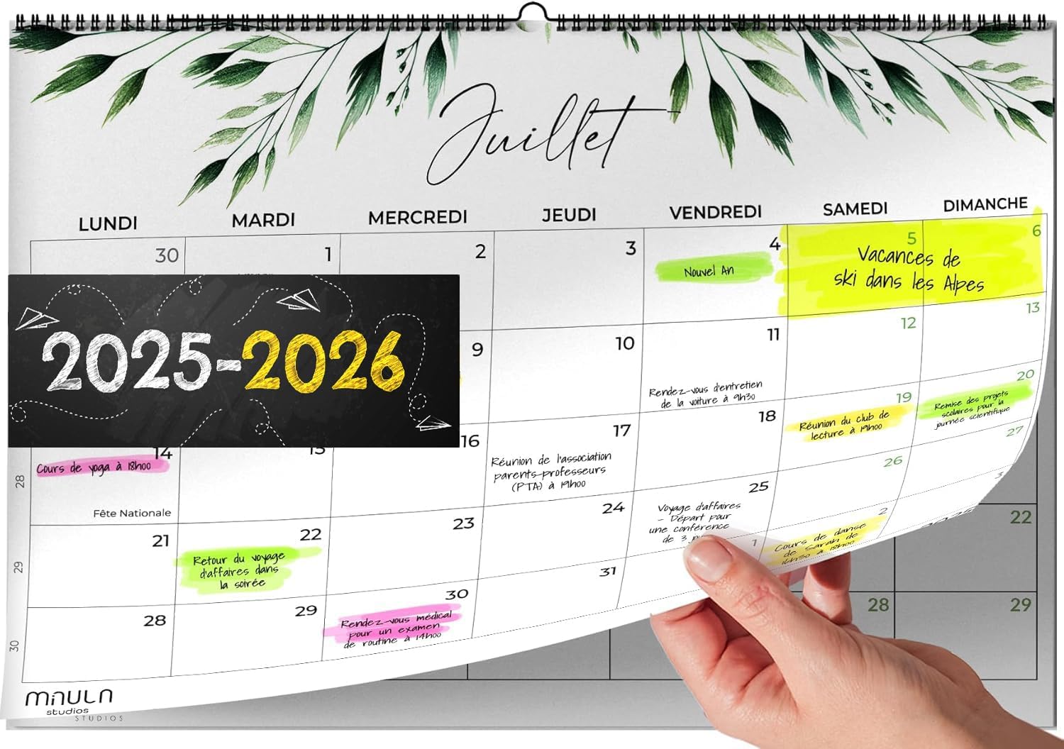 Calendrier Mural Planificateur