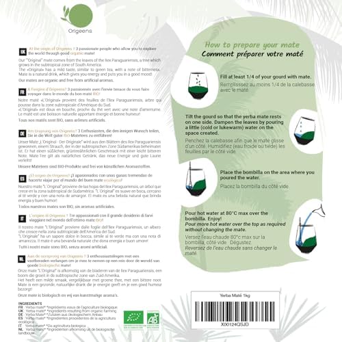 Vue 7 de Origeens Yerba Mate Bio