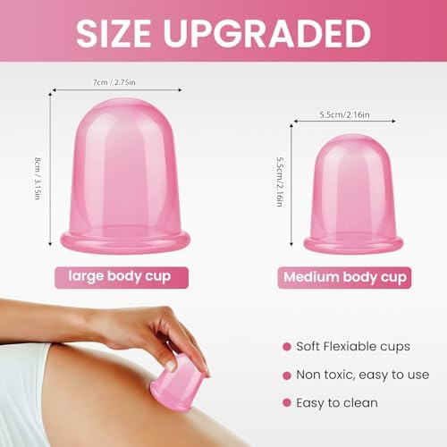 Vue 5 de Ventouses Massage En Siliconeanticellulite