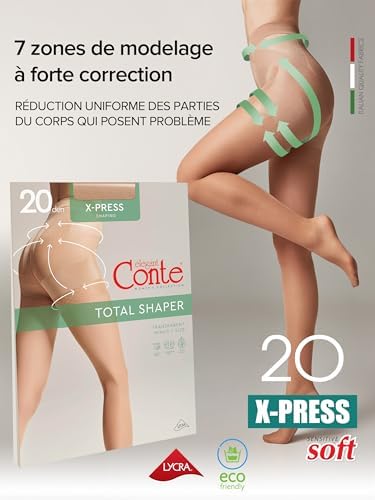 Vue 2 de Conte Collant Sculptant Elegant