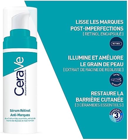 Vue 3 de Cerave Serum Retinol Antimarques