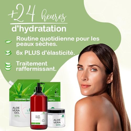 Vue 2 de Gel Aloe Vera Bio