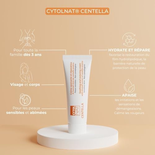 Vue 2 de Cytolnat Centella Creme Apaisante