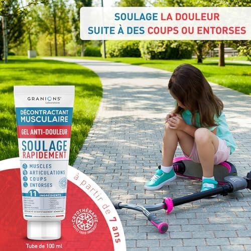 Vue 3 de Decontractant Musculaire Gel Antidouleur