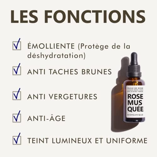 Vue 3 de Huile De Rose Musquee