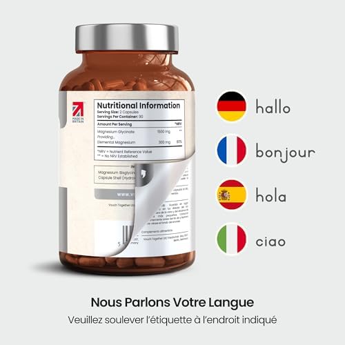 Vue 6 de Vitabright Magnesium Bisglycinate Bio