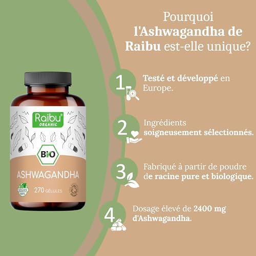 Vue 3 de Ashwagandha Bio Gelules Extra